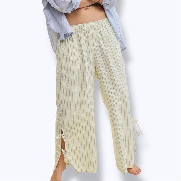 aerie Other - Aerie Off Duty Seersucker Side Tie Trouser PJ Pant